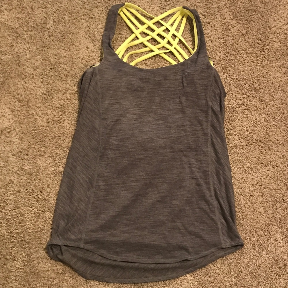 Luluelemon tank with build in bra!